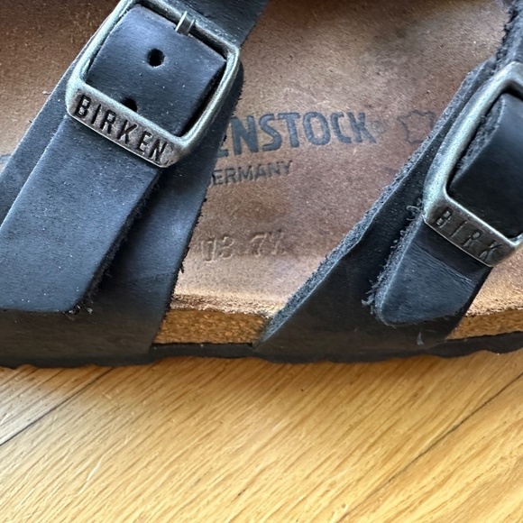 Birkenstock Womens Mayari Birko-Flor Flip Flop Summer Sandals Black Sz 5 US - Picture 5 of 11